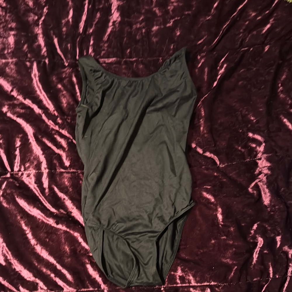 Black One-Piece Leotard